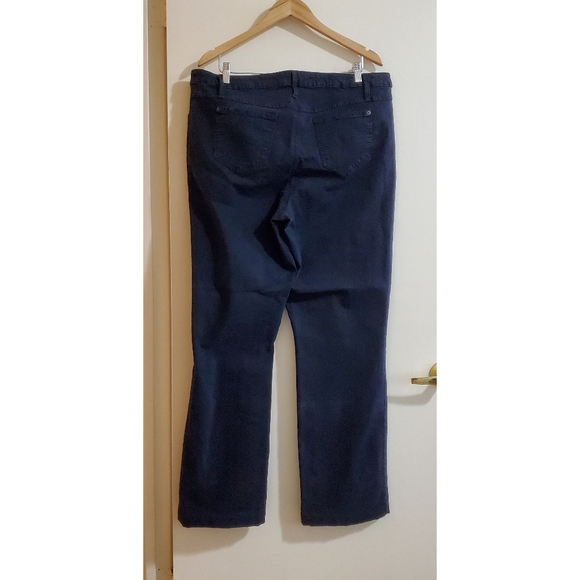 Second Yoga Jeans womens size 16  blue high rise straight leg - Picture 2 of 7